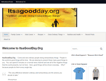 Tablet Screenshot of itsagoodday.org